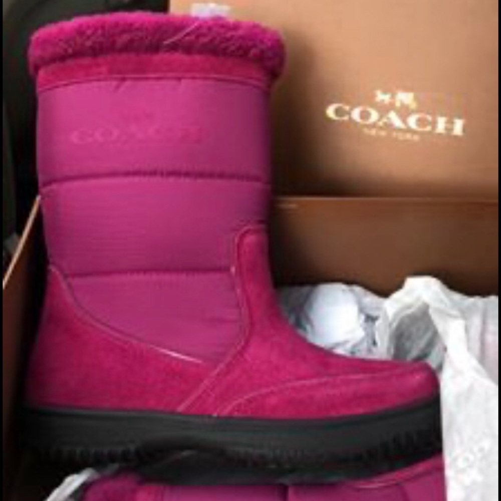 Coach snow boots